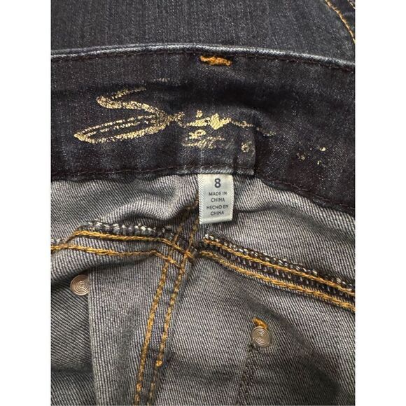 Seven7 Women's High Rise Skinny Jean 8 - Picture 5 of 5